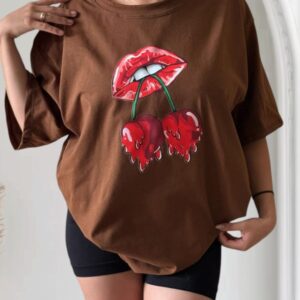 Playera Oversize Cherry