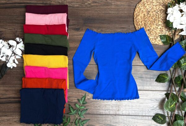 Blusa campesina escarola m/l - Image 2
